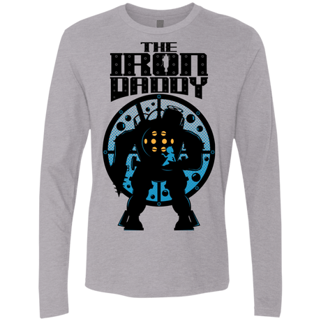 T-Shirts Heather Grey / S The Iron Daddy Men's Premium Long Sleeve