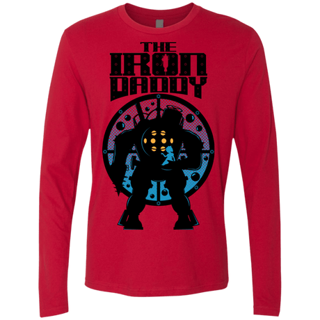 T-Shirts Red / S The Iron Daddy Men's Premium Long Sleeve