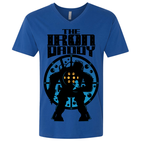 T-Shirts Royal / X-Small The Iron Daddy Men's Premium V-Neck