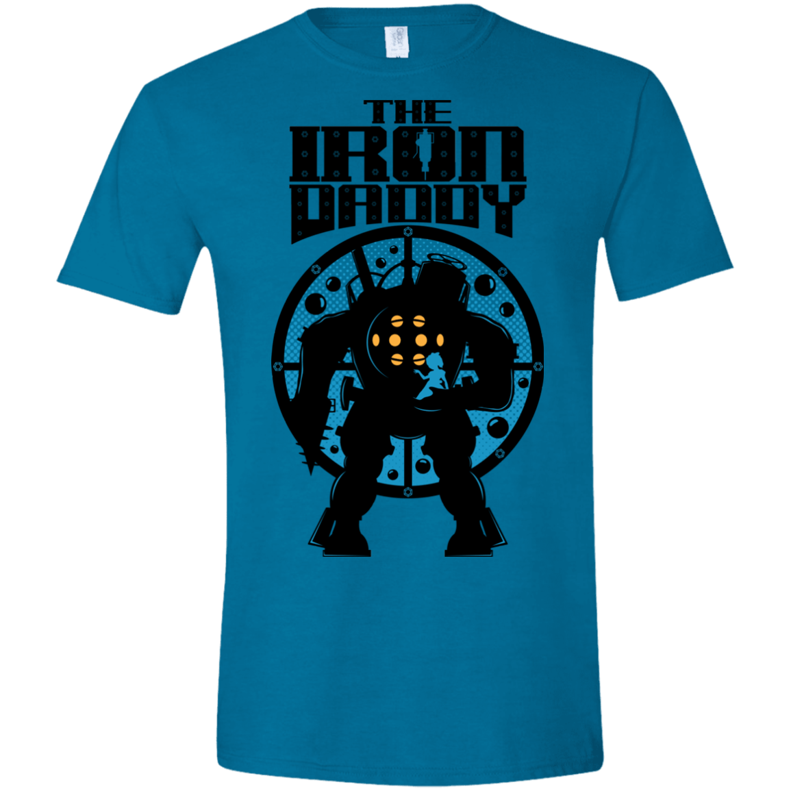 T-Shirts Antique Sapphire / S The Iron Daddy Men's Semi-Fitted Softstyle