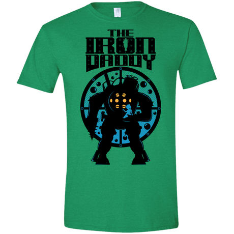 T-Shirts Heather Irish Green / S The Iron Daddy Men's Semi-Fitted Softstyle