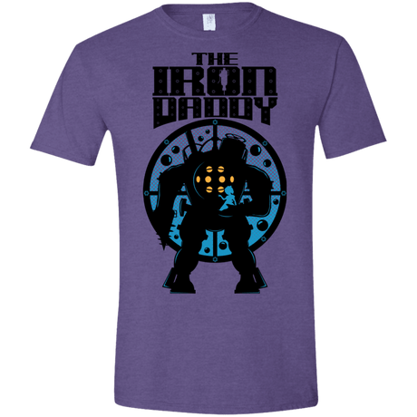 T-Shirts Heather Purple / S The Iron Daddy Men's Semi-Fitted Softstyle