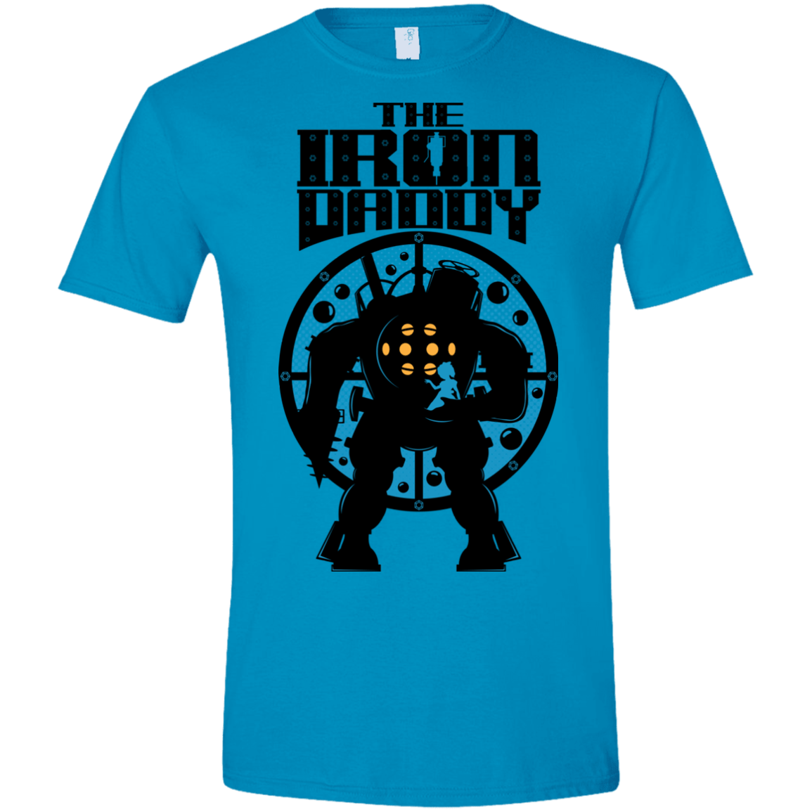 T-Shirts Sapphire / S The Iron Daddy Men's Semi-Fitted Softstyle