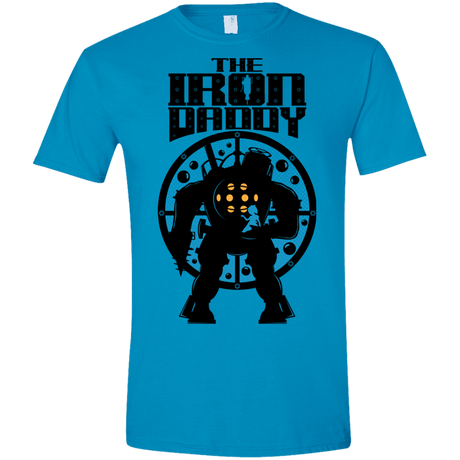 T-Shirts Sapphire / S The Iron Daddy Men's Semi-Fitted Softstyle