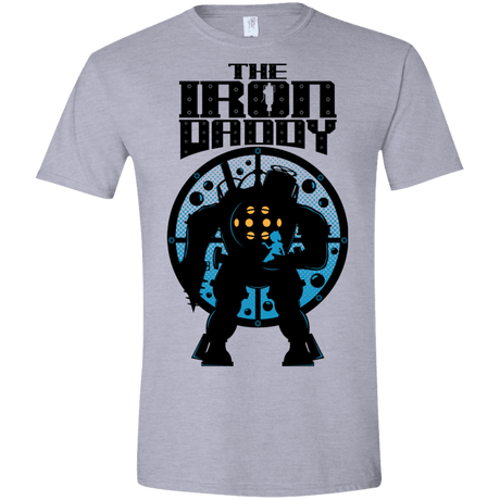 T-Shirts Sport Grey / X-Small The Iron Daddy Men's Semi-Fitted Softstyle