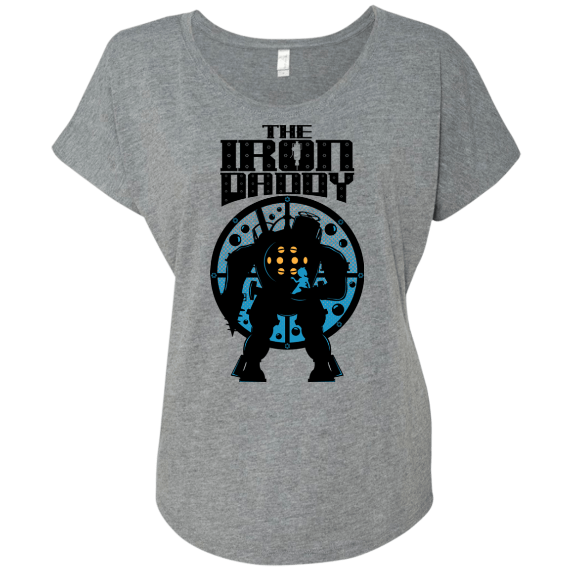 T-Shirts Premium Heather / X-Small The Iron Daddy Triblend Dolman Sleeve