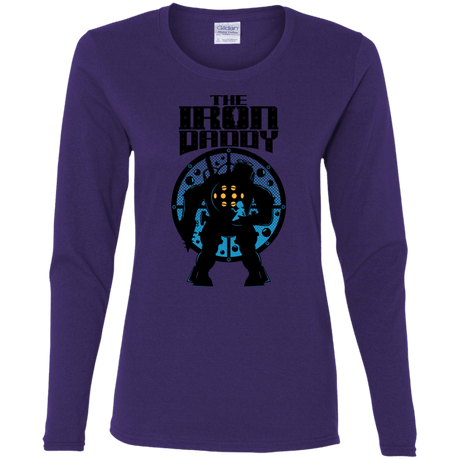 T-Shirts Purple / S The Iron Daddy Women's Long Sleeve T-Shirt