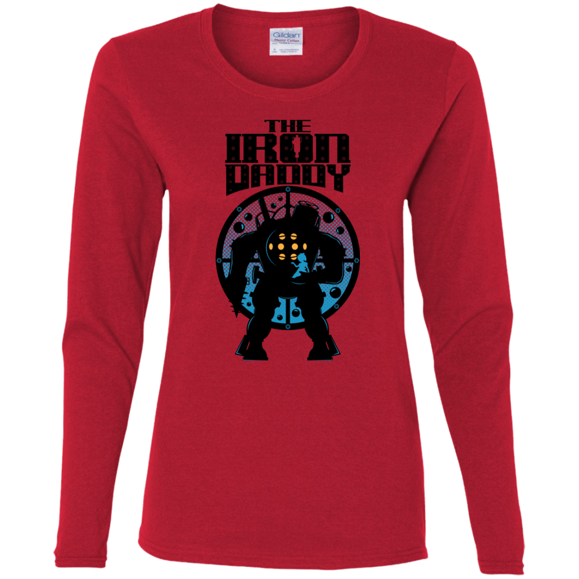 T-Shirts Red / S The Iron Daddy Women's Long Sleeve T-Shirt
