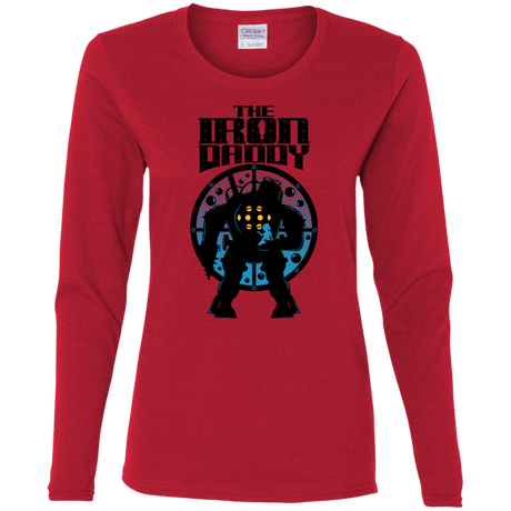 T-Shirts Red / S The Iron Daddy Women's Long Sleeve T-Shirt