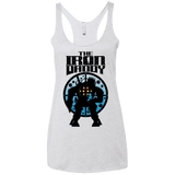 T-Shirts Heather White / X-Small The Iron Daddy Women's Triblend Racerback Tank
