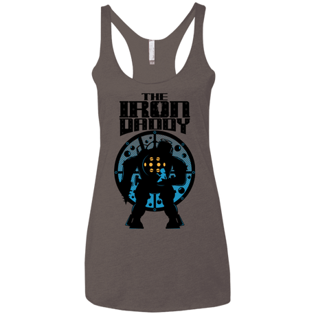 T-Shirts Macchiato / X-Small The Iron Daddy Women's Triblend Racerback Tank
