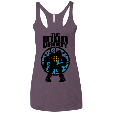 T-Shirts Vintage Purple / X-Small The Iron Daddy Women's Triblend Racerback Tank