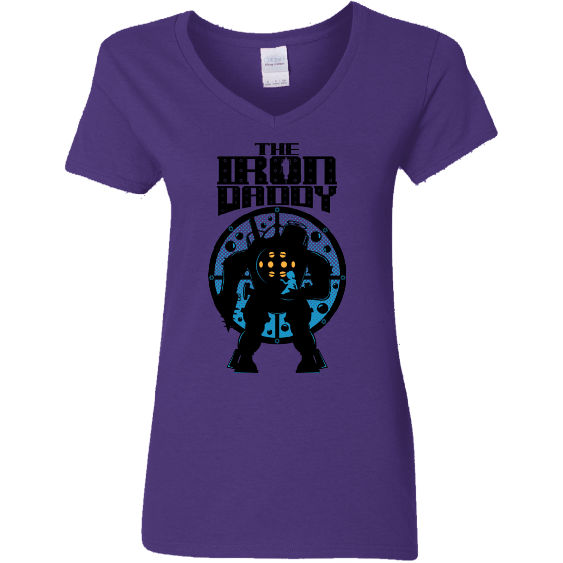 T-Shirts Purple / S The Iron Daddy Women's V-Neck T-Shirt