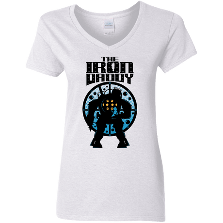 T-Shirts White / S The Iron Daddy Women's V-Neck T-Shirt