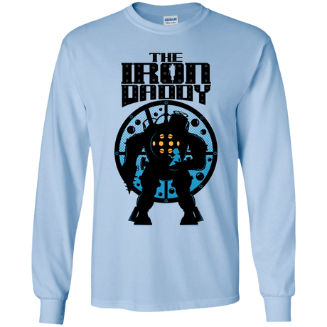T-Shirts Light Blue / YS The Iron Daddy Youth Long Sleeve T-Shirt