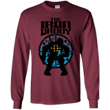 T-Shirts Maroon / YS The Iron Daddy Youth Long Sleeve T-Shirt