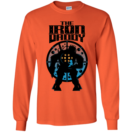 T-Shirts Orange / YS The Iron Daddy Youth Long Sleeve T-Shirt