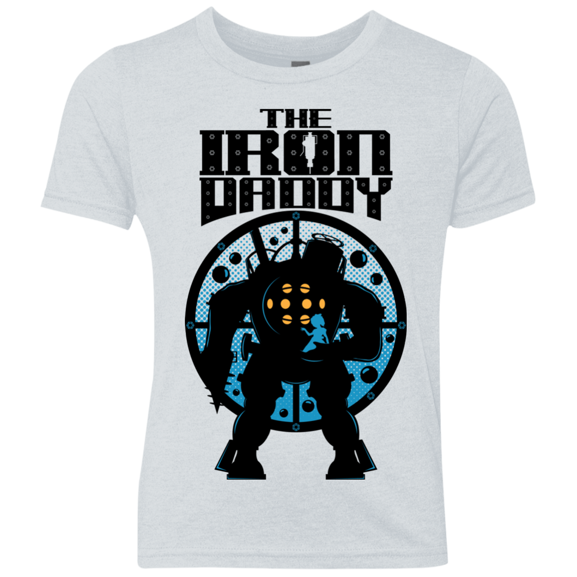 T-Shirts Heather White / YXS The Iron Daddy Youth Triblend T-Shirt
