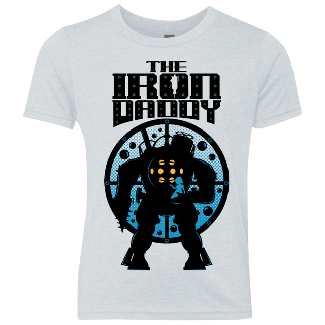 T-Shirts Heather White / YXS The Iron Daddy Youth Triblend T-Shirt