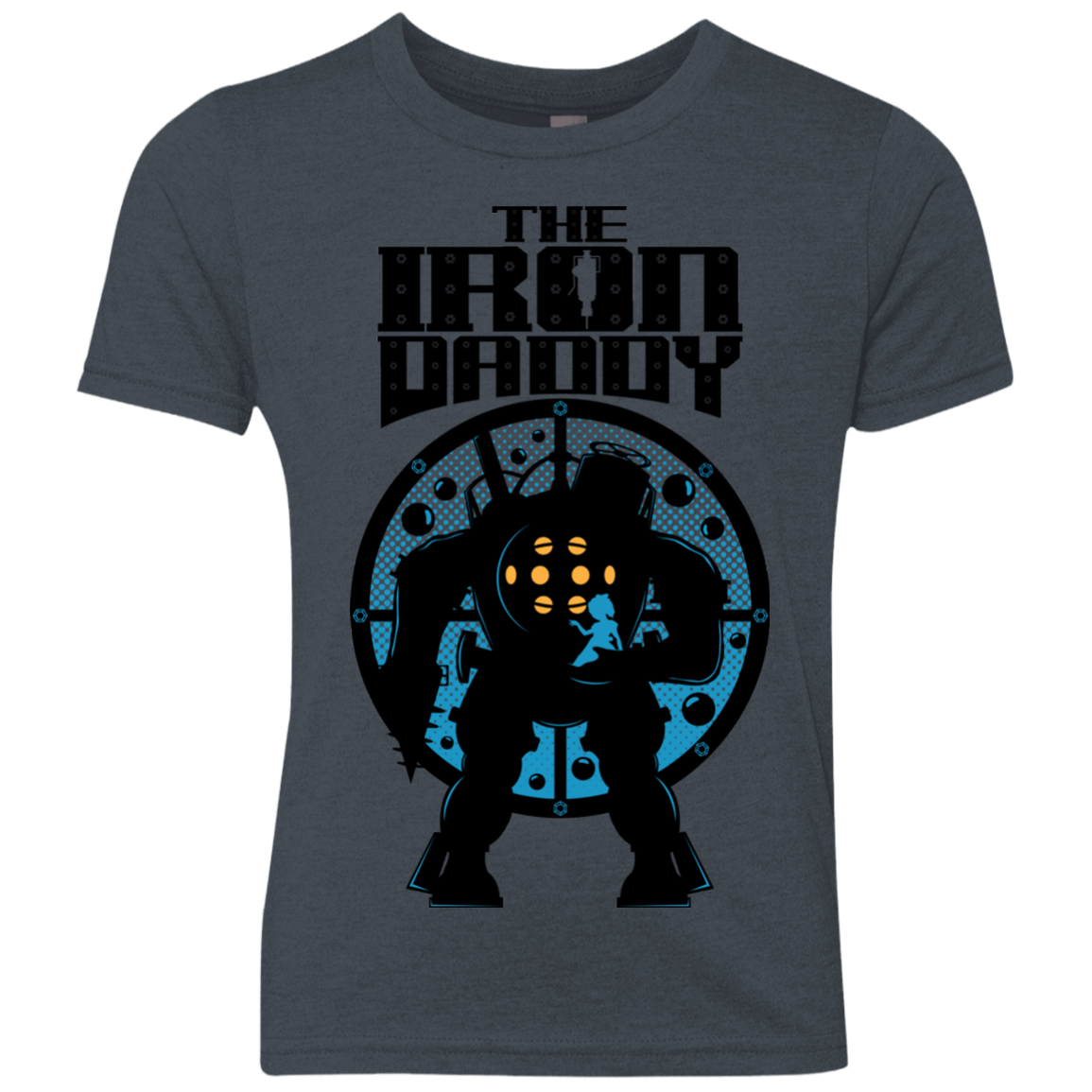 T-Shirts Vintage Navy / YXS The Iron Daddy Youth Triblend T-Shirt