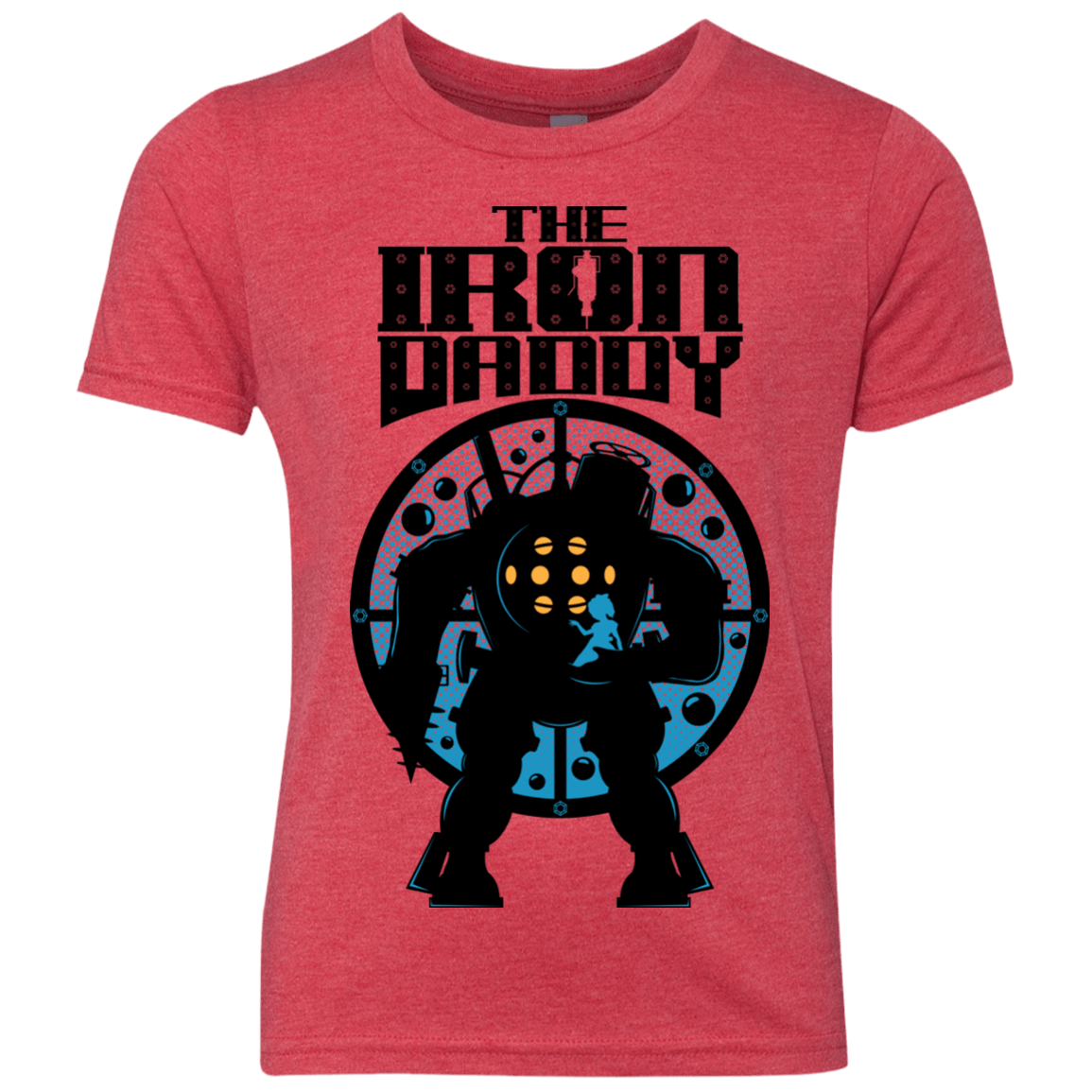 T-Shirts Vintage Red / YXS The Iron Daddy Youth Triblend T-Shirt