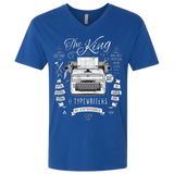 T-Shirts Royal / X-Small The King of Typewriters Men's Premium V-Neck