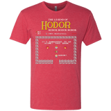 T-Shirts Vintage Red / Small The Legend of Hodor Men's Triblend T-Shirt