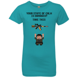 T-Shirts Tahiti Blue / YXS The Legend of Vera Girls Premium T-Shirt