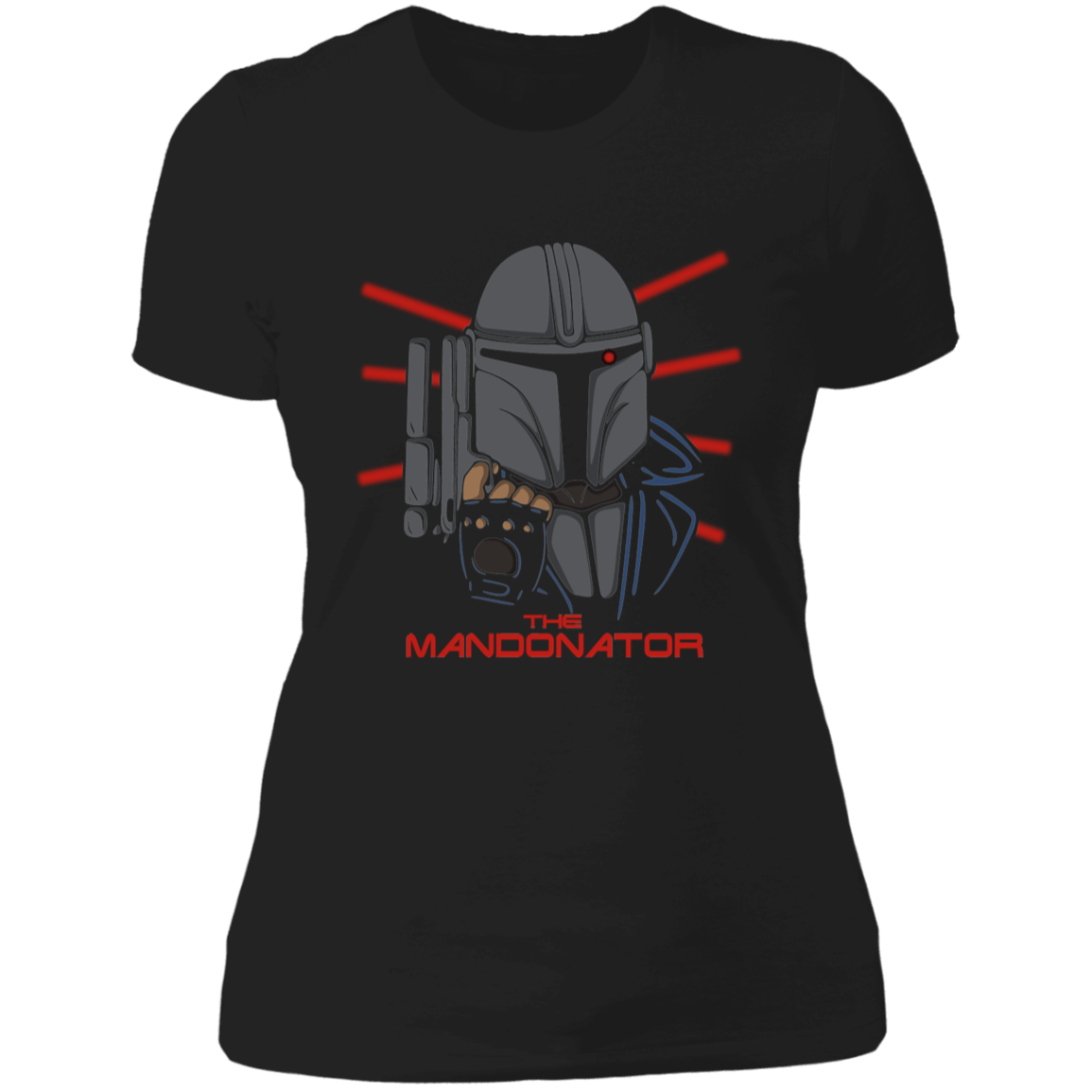 T-Shirts Black / X-Small The Mandonator Women's Premium T-Shirt