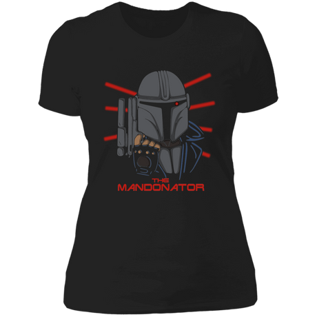 T-Shirts Black / X-Small The Mandonator Women's Premium T-Shirt