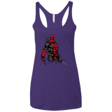 T-Shirts Purple / X-Small The Merc (2) Women's Triblend Racerback Tank