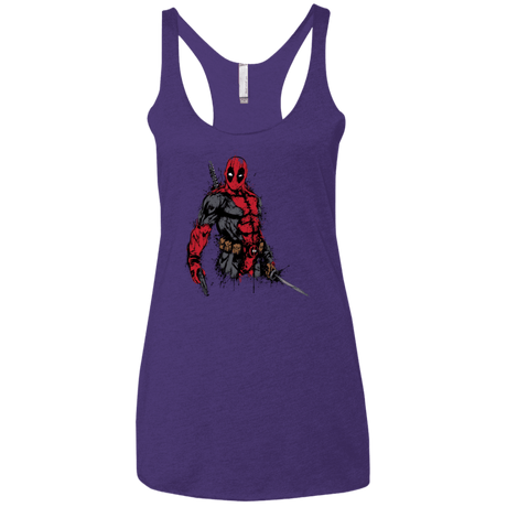T-Shirts Purple / X-Small The Merc (2) Women's Triblend Racerback Tank