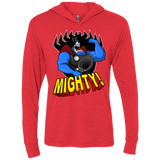 T-Shirts Vintage Red / X-Small The Mighty Tick Triblend Long Sleeve Hoodie Tee