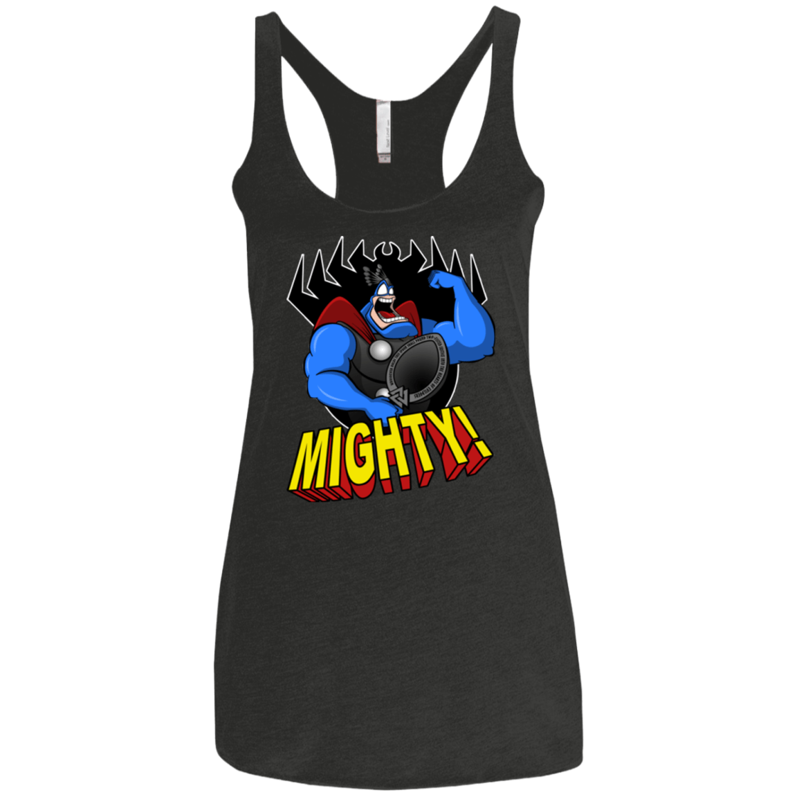 T-Shirts Vintage Black / X-Small The Mighty Tick Women's Triblend Racerback Tank