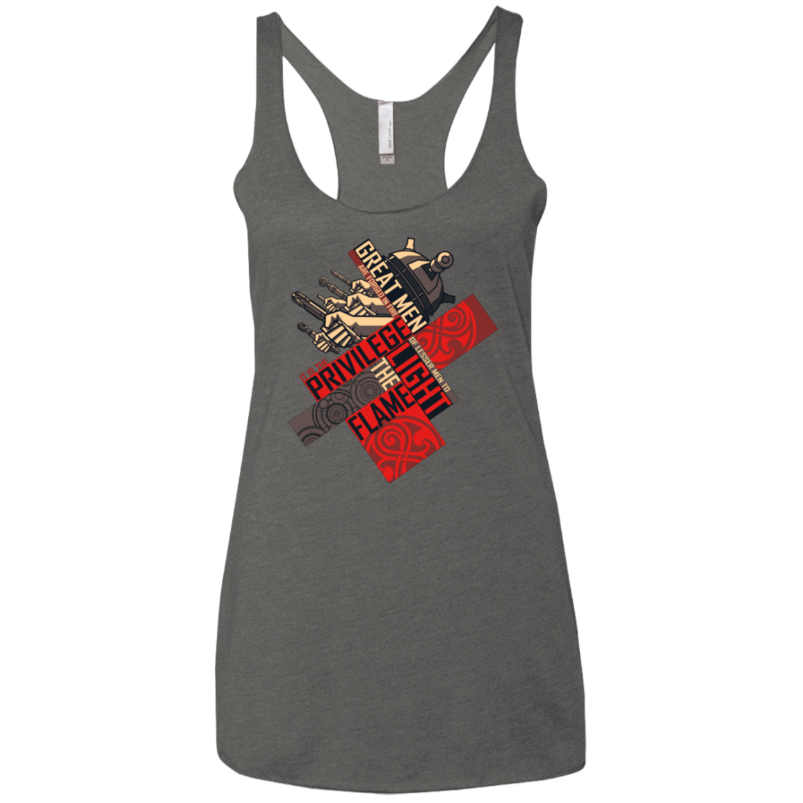 T-Shirts Premium Heather / X-Small the moment Women's Triblend Racerback Tank