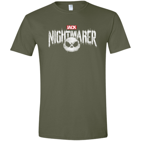T-Shirts Military Green / S The Nightmarer Men's Semi-Fitted Softstyle