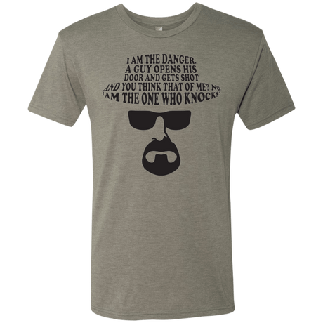 T-Shirts Venetian Grey / Small The One Who Knocks Men's Triblend T-Shirt