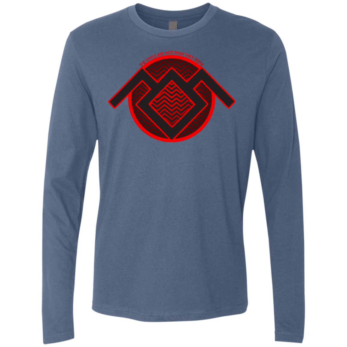 T-Shirts Indigo / Small The Owls are Not what they Seem Men's Premium Long Sleeve