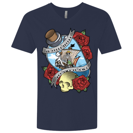 T-Shirts Midnight Navy / X-Small The Pirate King Men's Premium V-Neck