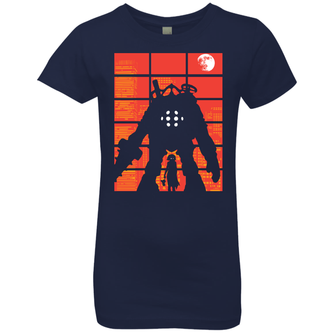 T-Shirts Midnight Navy / YXS The Protector Girls Premium T-Shirt