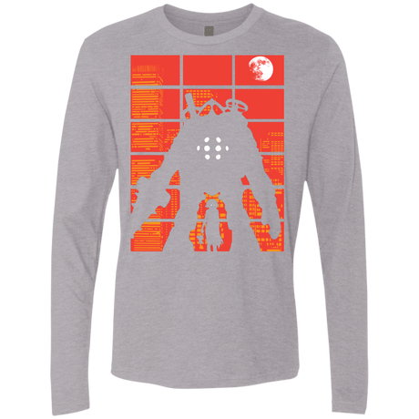 T-Shirts Heather Grey / S The Protector Men's Premium Long Sleeve