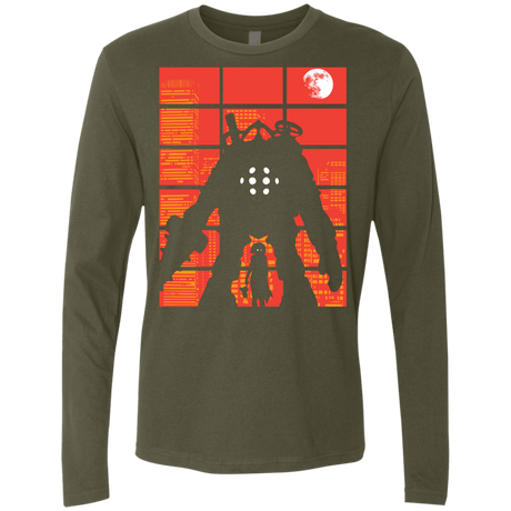T-Shirts Military Green / S The Protector Men's Premium Long Sleeve