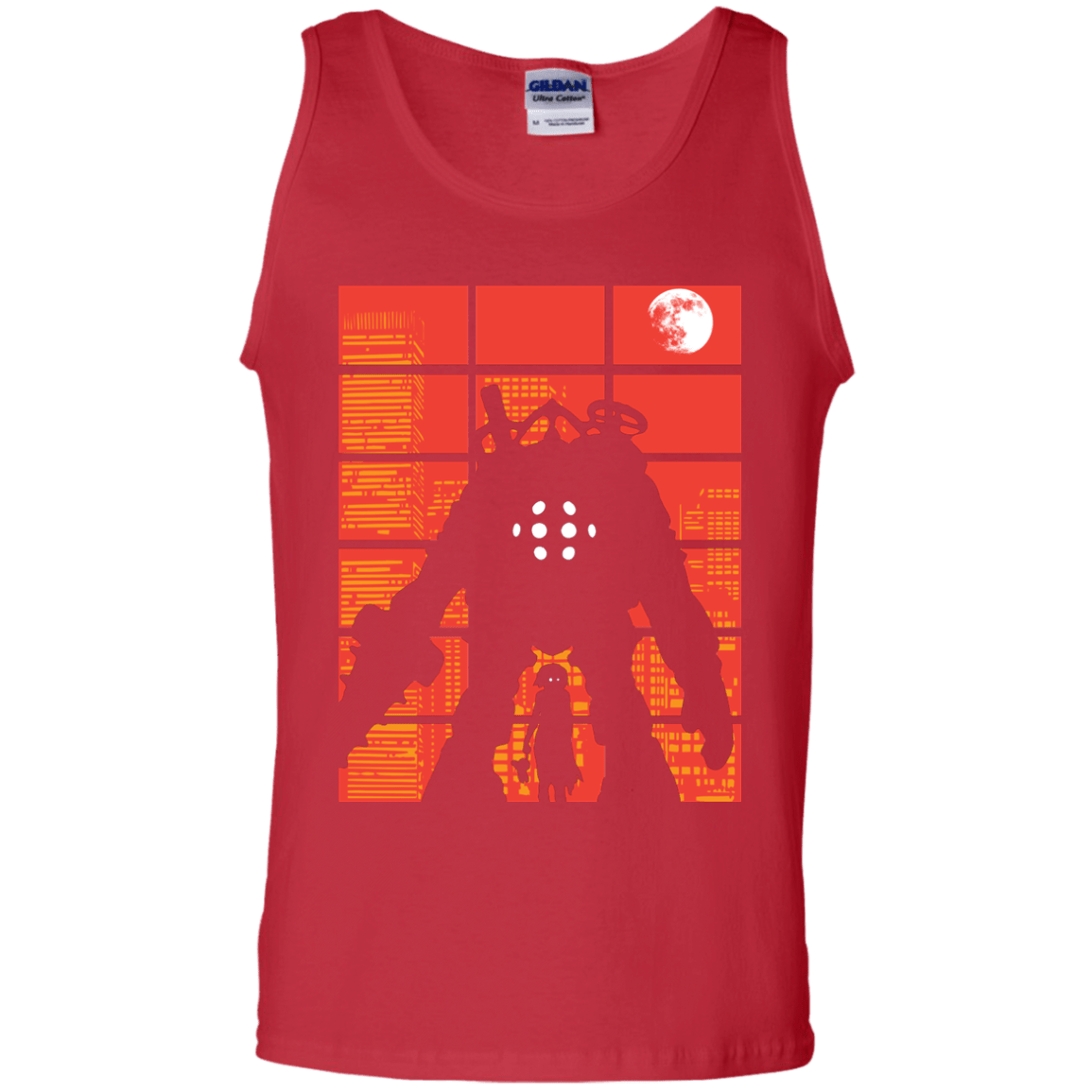 T-Shirts Red / S The Protector Men's Tank Top