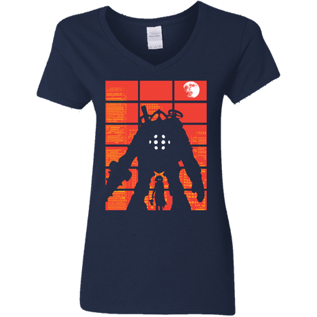 T-Shirts Navy / S The Protector Women's V-Neck T-Shirt