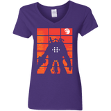 T-Shirts Purple / S The Protector Women's V-Neck T-Shirt