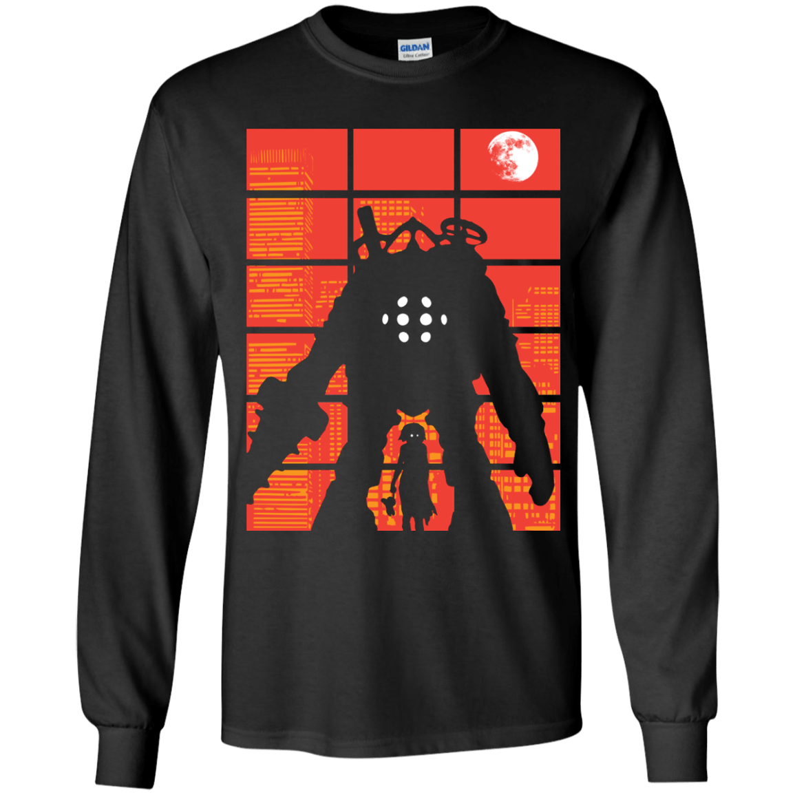 T-Shirts Black / YS The Protector Youth Long Sleeve T-Shirt