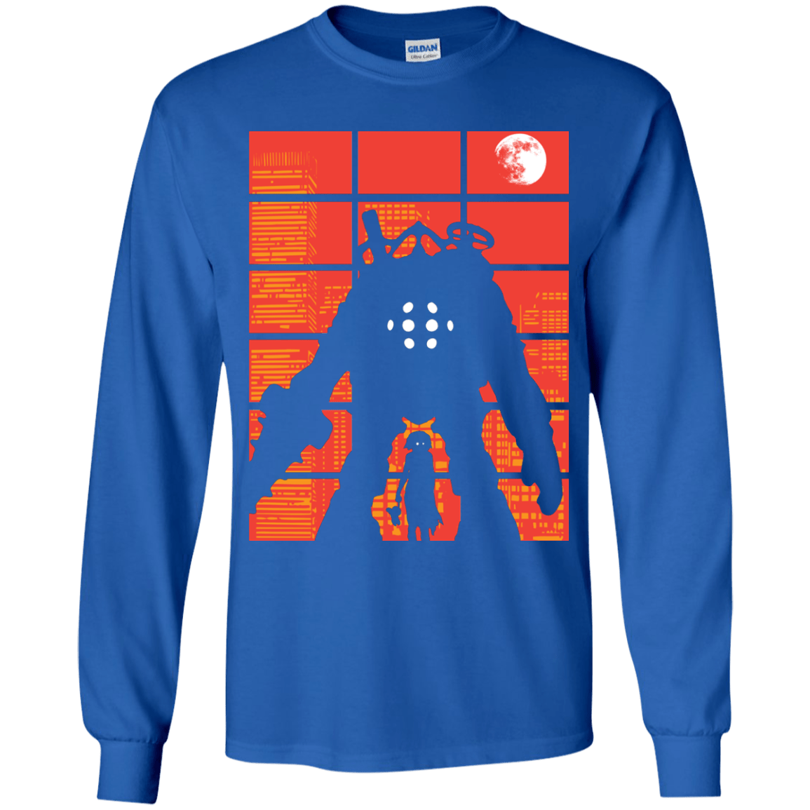 T-Shirts Royal / YS The Protector Youth Long Sleeve T-Shirt