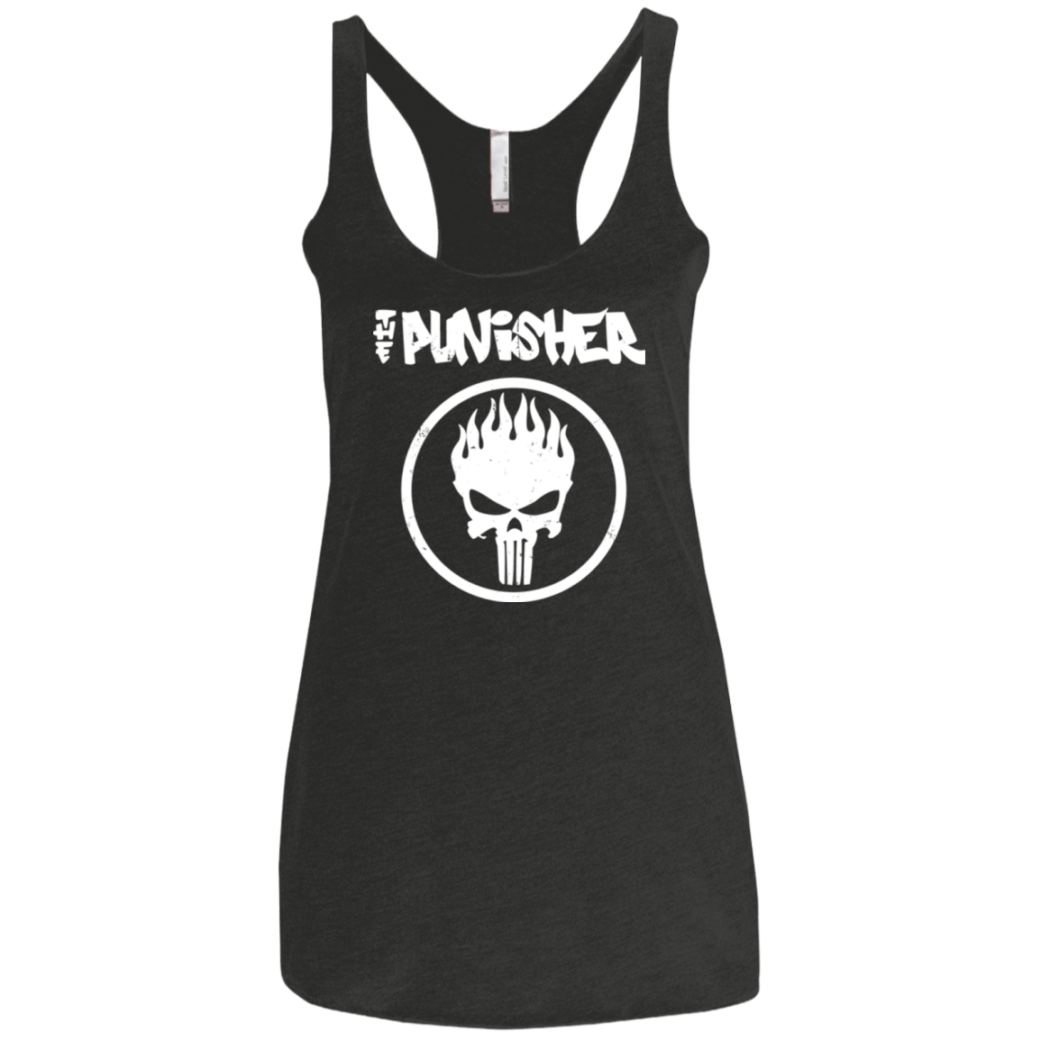 T-Shirts Vintage Black / X-Small The Punisher Women's Triblend Racerback Tank