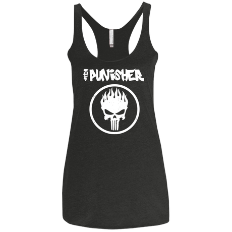 T-Shirts Vintage Black / X-Small The Punisher Women's Triblend Racerback Tank