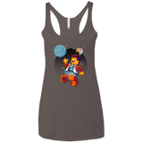 T-Shirts Macchiato / X-Small The Rebellion Is Awesome Women's Triblend Racerback Tank